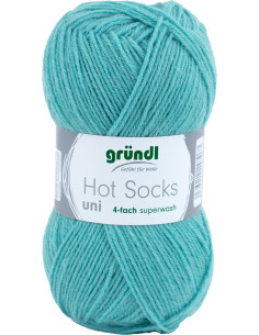 Laine à chaussettes Hot Socks uni 50 Gründl 2