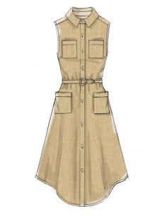 Patron de robes et ceinture - McCall's 7351 2