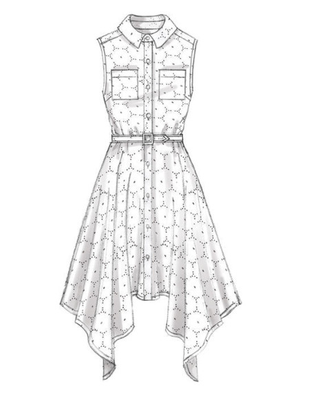 Patron de robes et ceinture - McCall's 7351
