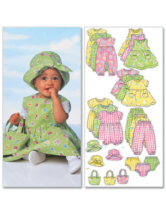 Patron d'ensemble pour bébé - Butterick 5624