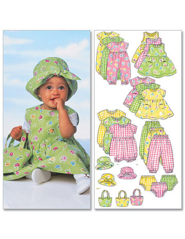 Patron d'ensemble pour bébé - Butterick 5624