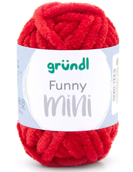 Fil chenille Funny Mini Gründl