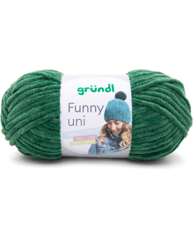 Fil chenille Funny uni Gründl