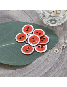 Bouton Halo - Tangerine 2