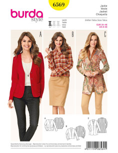 Patron de veste - Burda 6569
