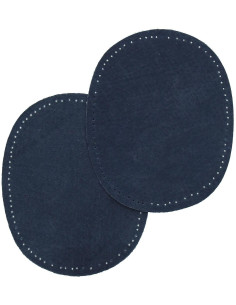 Coudières à coudre cuir bleu marine