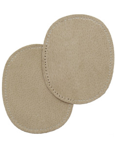 Coudières à coudre cuir beige