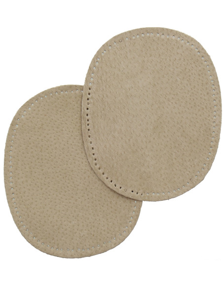 Coudières à coudre cuir beige