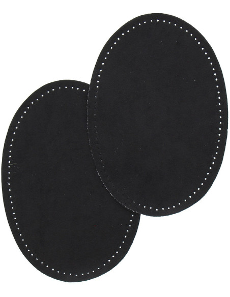 Coudières thermocollantes imitation daim noir