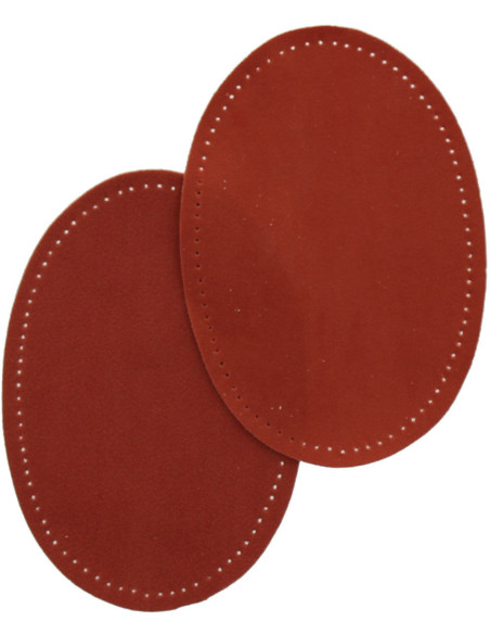 Coudières thermocollantes imitation daim terracotta