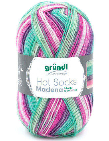 Laine à chaussettes Hot Socks Madena Gründl