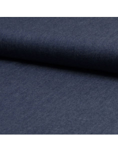 Tissu chambray - Bleu denim