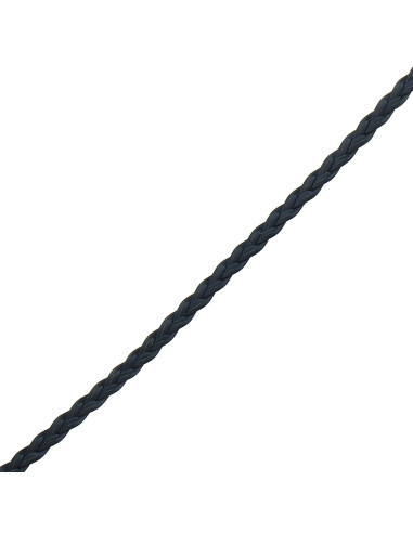 Tresse simili bleu marine