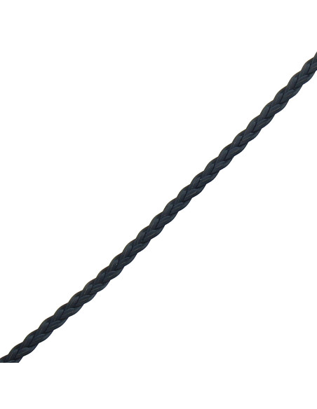 Tresse simili bleu marine