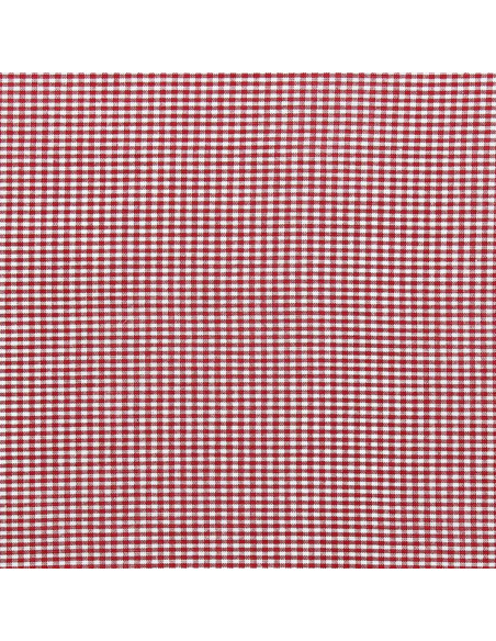 Tissu Vichy petits carreaux - Rouge