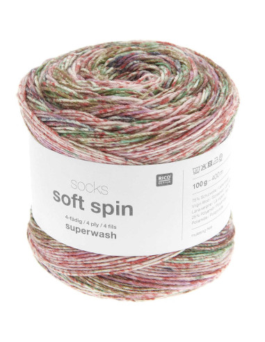 Laine à chaussettes Soft Spin Rico Design