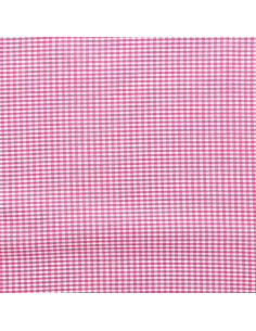Tissu Vichy petits carreaux - Fuchsia 2