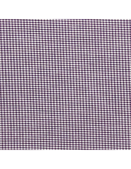 Tissu Vichy petits carreaux - Lilas
