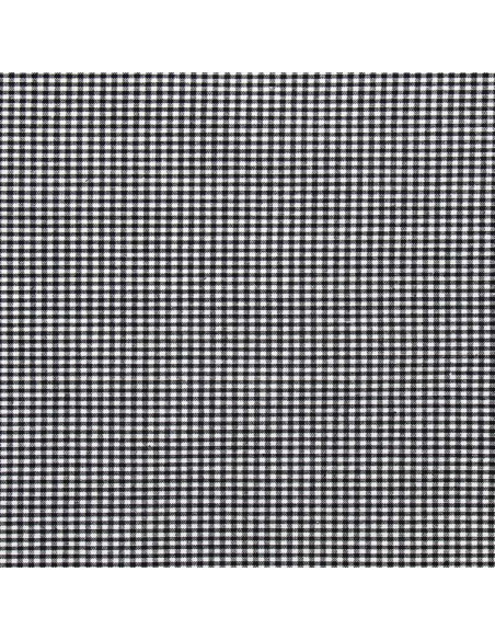 Tissu Vichy petits carreaux - Noir