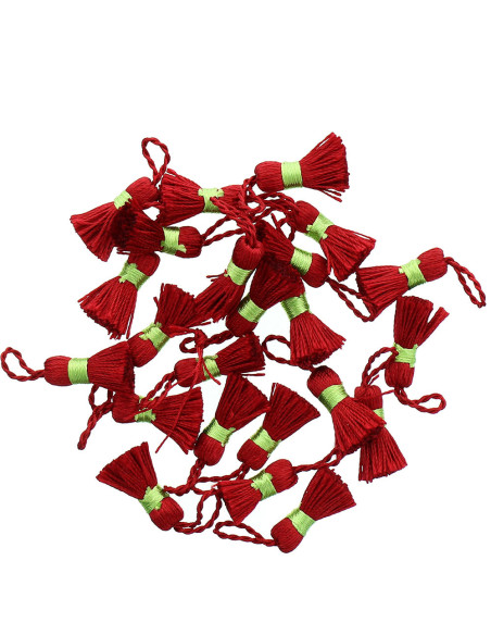 Mini pompons rayonne