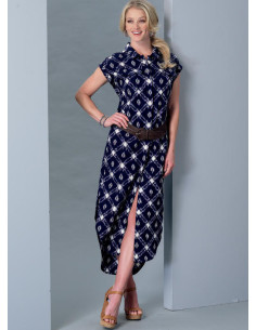 Patron de haut, tunique, robes et ceinture - McCall's 7387