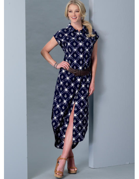 Patron de haut, tunique, robes et ceinture - McCall's 7387