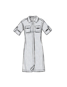 Patron de haut, tunique, robes et ceinture - McCall's 7387 2