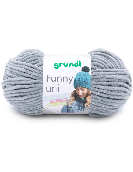 Fil chenille Funny uni Gründl
