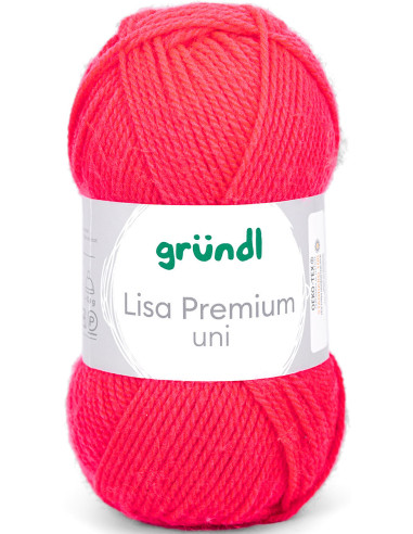 Fil à tricoter Lisa Premium uni Gründl