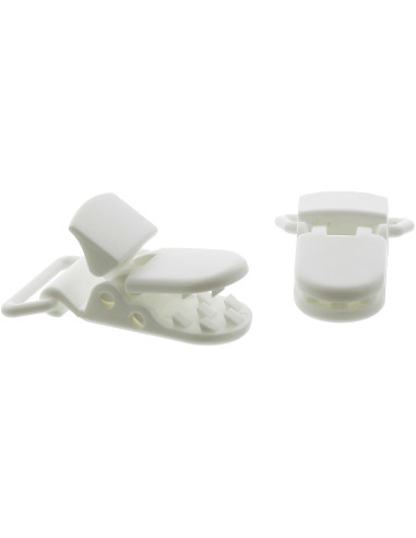 Pince attache tétine KAM - Blanc