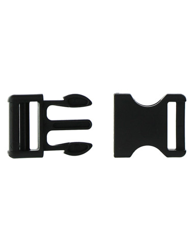 Boucle banane 20 mm - Noir