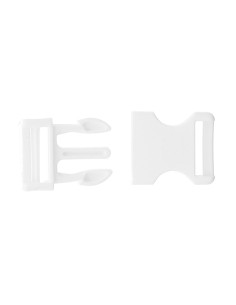 Boucle banane 25 mm - Blanc 2