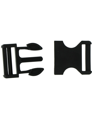 Boucle banane 30 mm - Noir