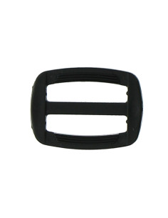 Boucle coulissante plastique noir 25 mm