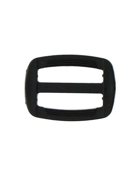 Boucle coulissante plastique noir 25 mm