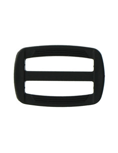 Boucle coulissante plastique noir 30 mm