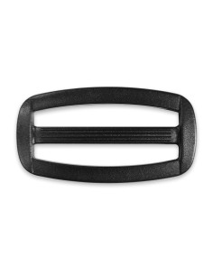 Boucle coulissante plastique noir 40 mm