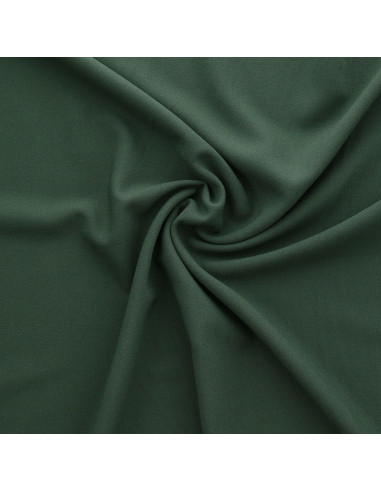 Tissu crêpe viscose - Vert sapin