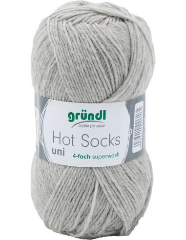 Laine à chaussettes Hot Socks uni 50 Gründl