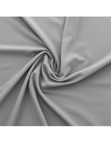 Tissu crêpe viscose - Gris clair