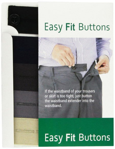 Boutons rallonge Easy Fit pour pantalons et jupes