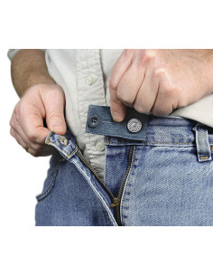 Boutons rallonge en plastique Easy Fit pour jeans