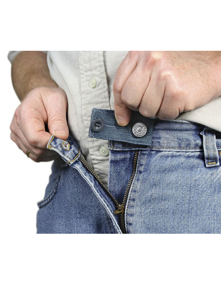 Boutons rallonge en plastique Easy Fit pour jeans