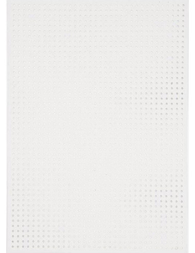 Lot de 10 feuilles carton à broder - Blanc
