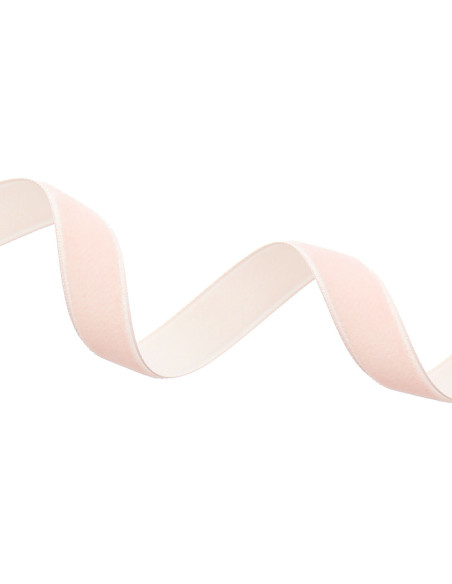 Ruban velours - Rose layette