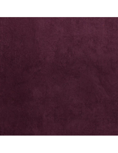 Tissu velours milleraies - Bordeaux