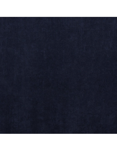 Tissu velours milleraies - Bleu marine