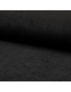 Tissu velours milleraies - Noir