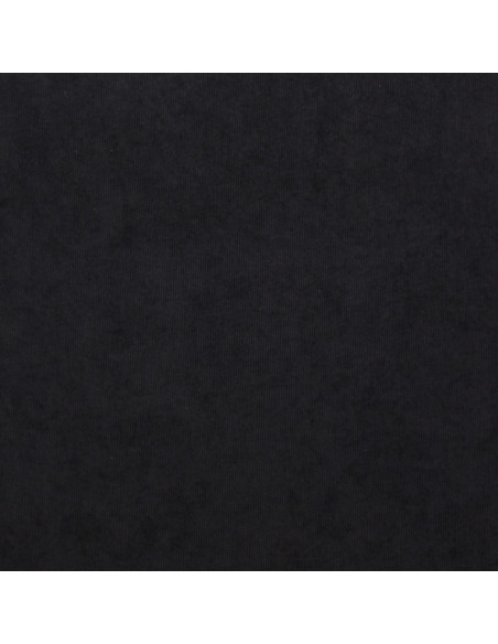 Tissu velours milleraies - Noir