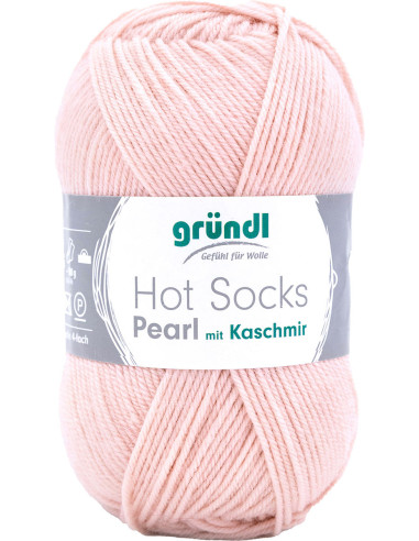 Laine à chaussettes Hot Socks Pearl uni Gründl